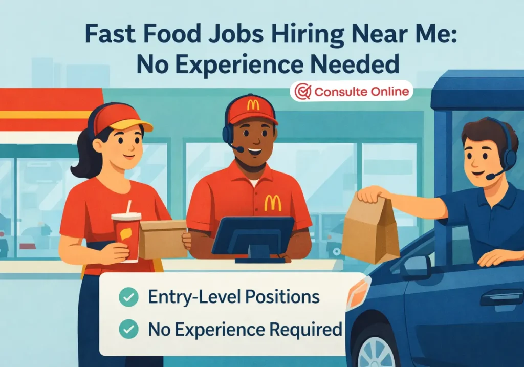 Fast Food Jobs Hiring Near Me: No Experience Needed - Consulte Online