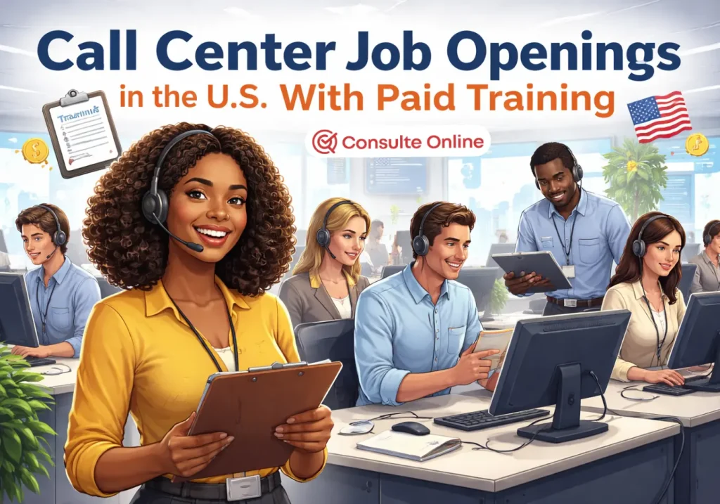Call Center Jobs With Paid Training in the U.S. - Consulte Online