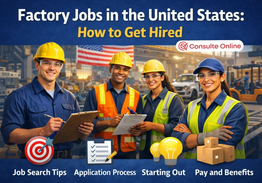 Factory jobs in the United States: how to get hired - Consulte Online